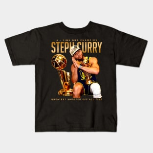 Stephen Curry - Nba Champions Kids T-Shirt